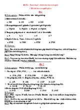 Đề thi chọn học sinh giỏi môn Toán Lớp 3